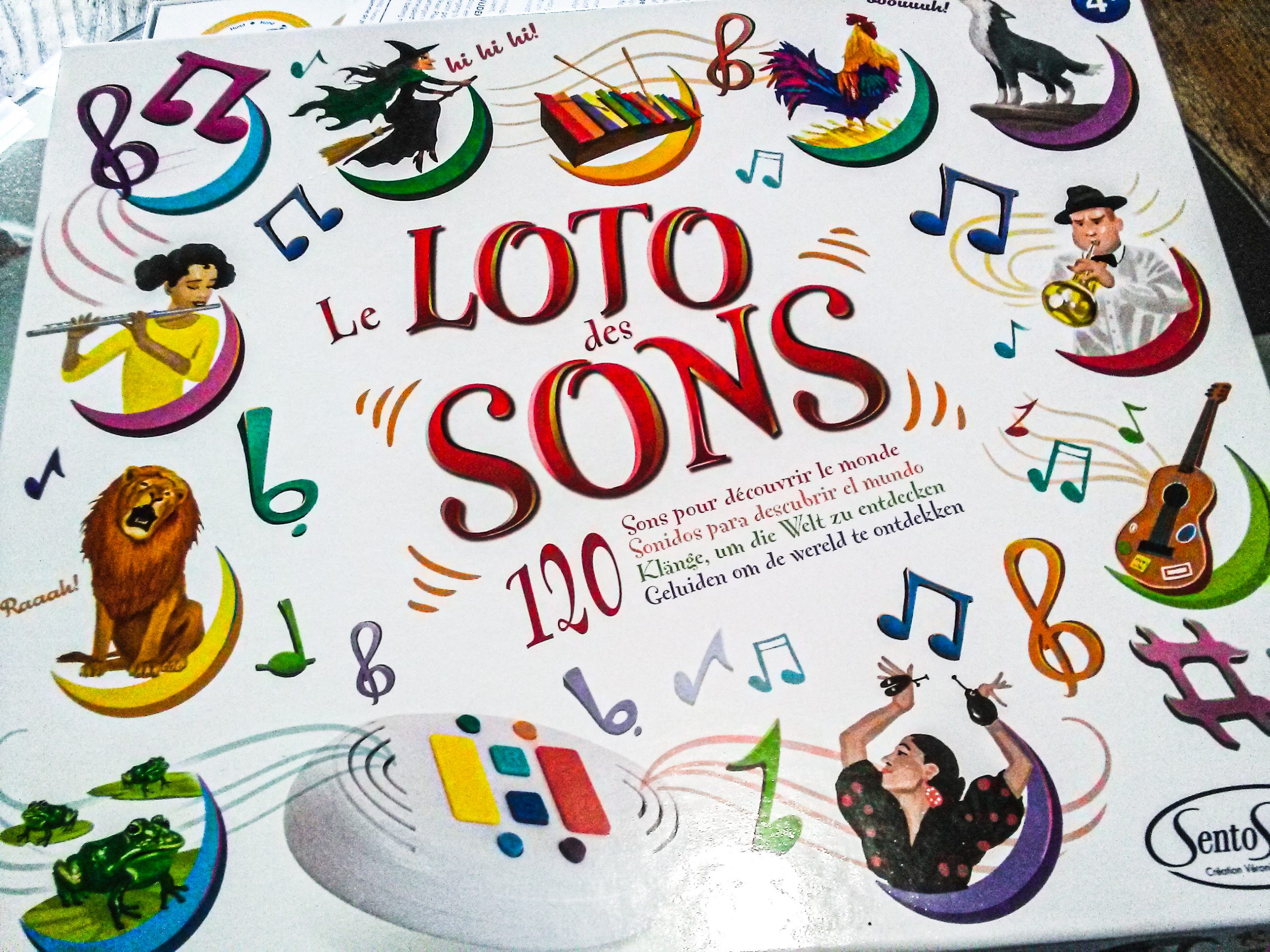 Le Loto des Sons Sentosphere dès 4 ans : jeu éducatif Le Loto des Sons Sentosphere dès 4 ans : jeu éducatif